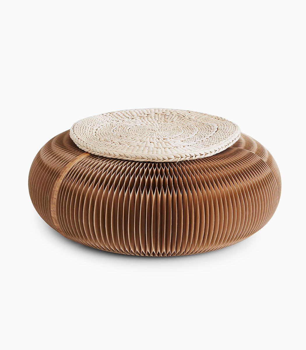 میز عسلی طرح دار گرد